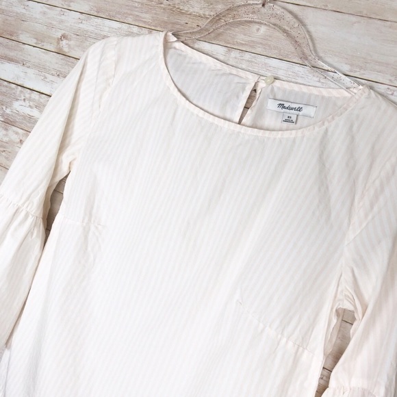 Madewell Bell Sleeve/Ruffle Sleeve Top - Picture 3 of 7